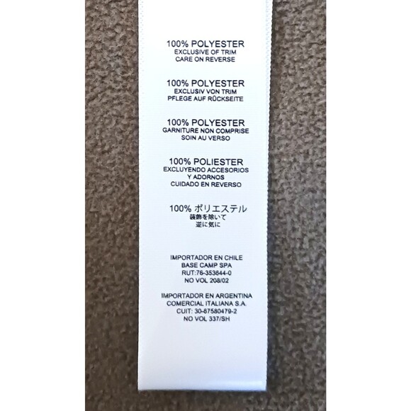 Sherpa Adventure Lhamu Jacket Gray Fleece Knit Zip Front Knee Length Sz M - Picture 13 of 15